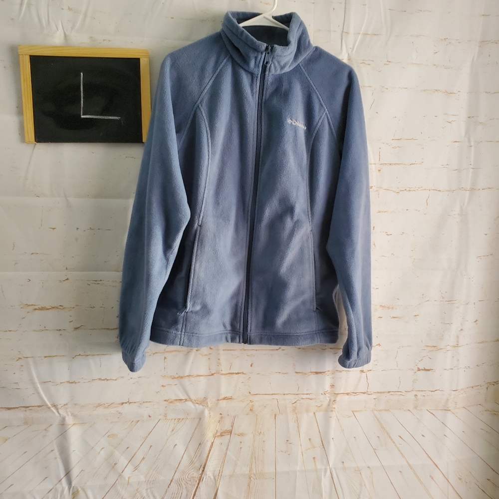 Columbia Full Zip Lightweight Fleece Jacket Size L